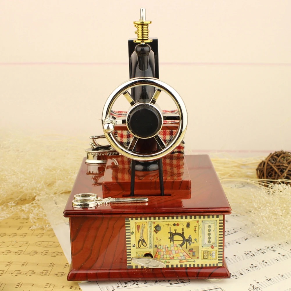 Caja musical coser circular